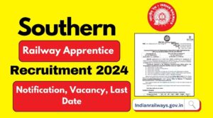 Southern Railway Apprentice Recruitment Apply Online