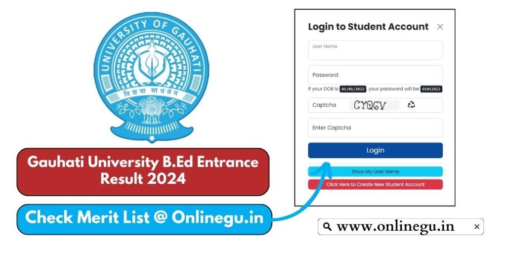 gauhati-university-b-ed-entrance-result-2024