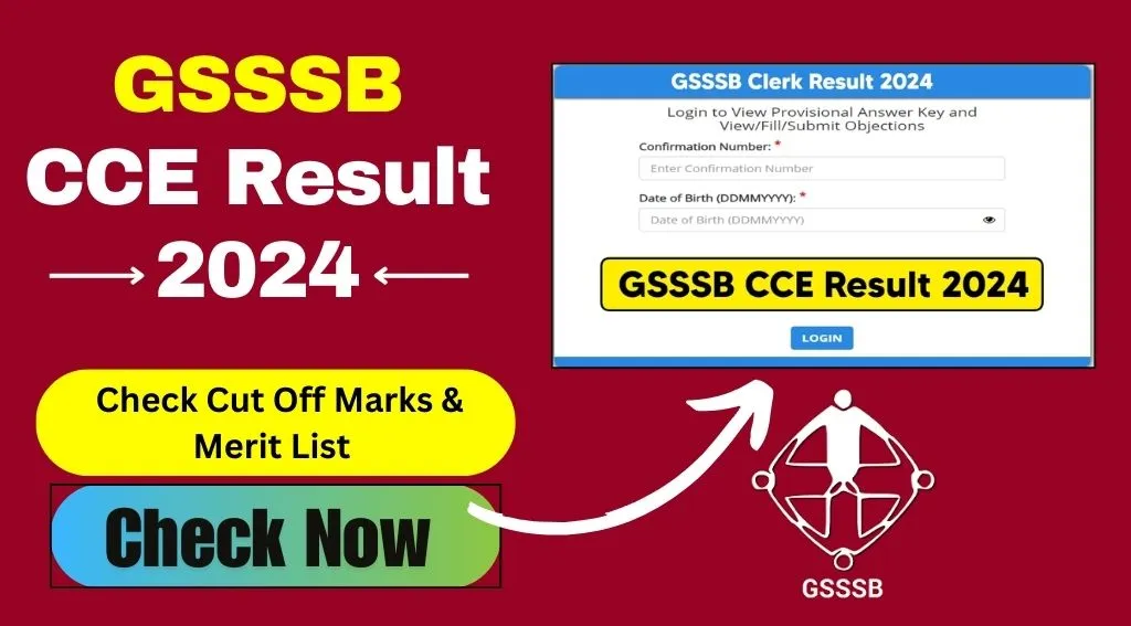 GSSSB CCE Result 2024