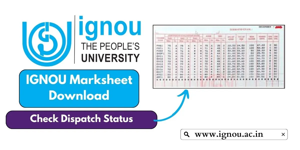 IGNOU Marksheet 2024