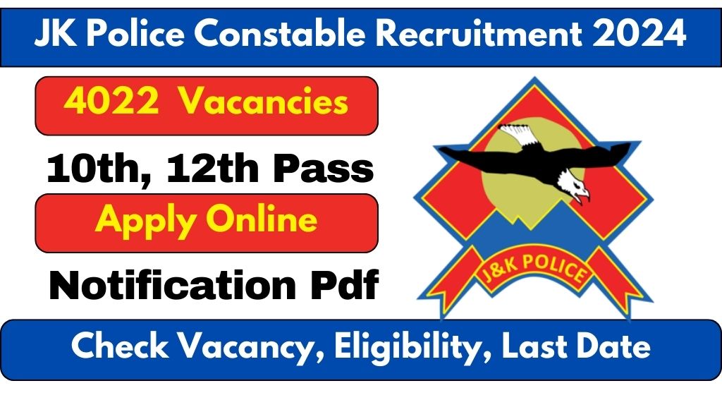 JK Police Constable Recruitment 2024