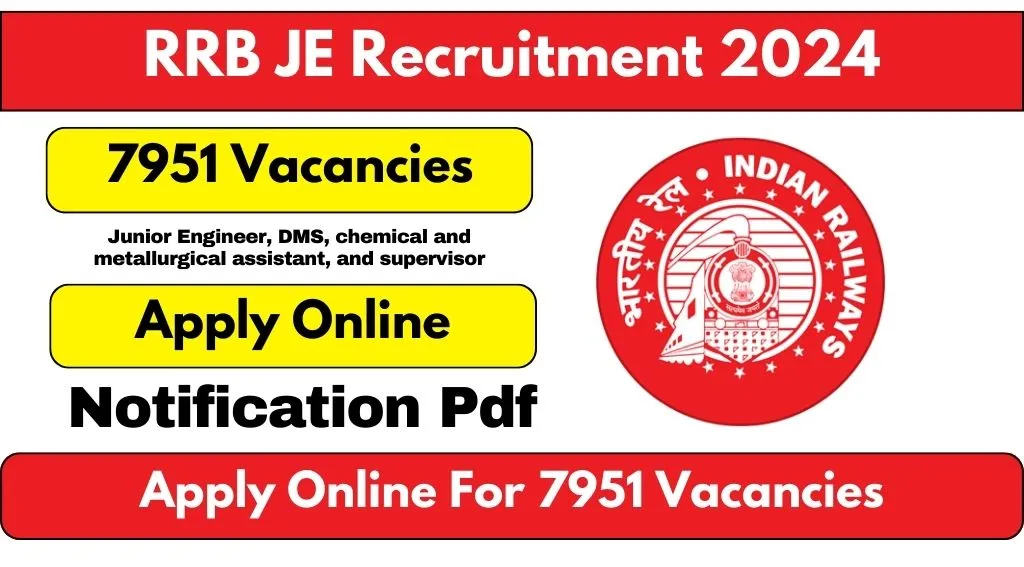 RRB JE Recruitment 2024