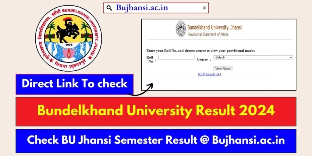 Bundelkhand University Result 2024