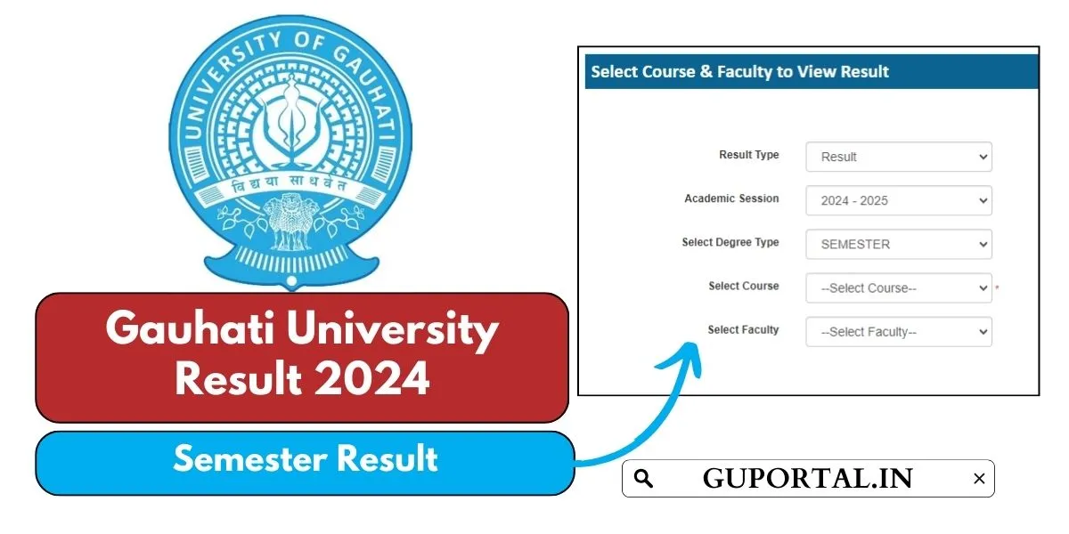 Gauhati University BA 1st Semester Result 2024