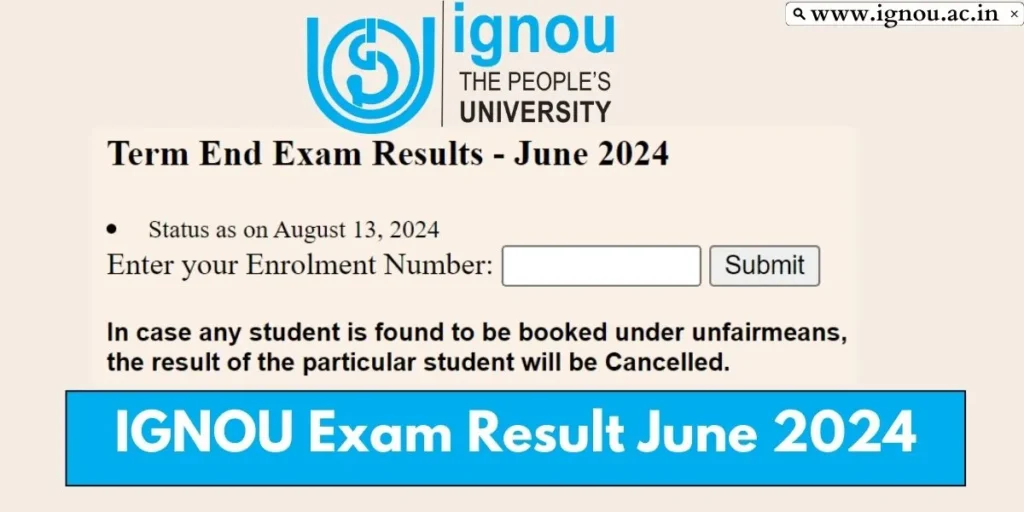 ignou-exam-result-june-2024