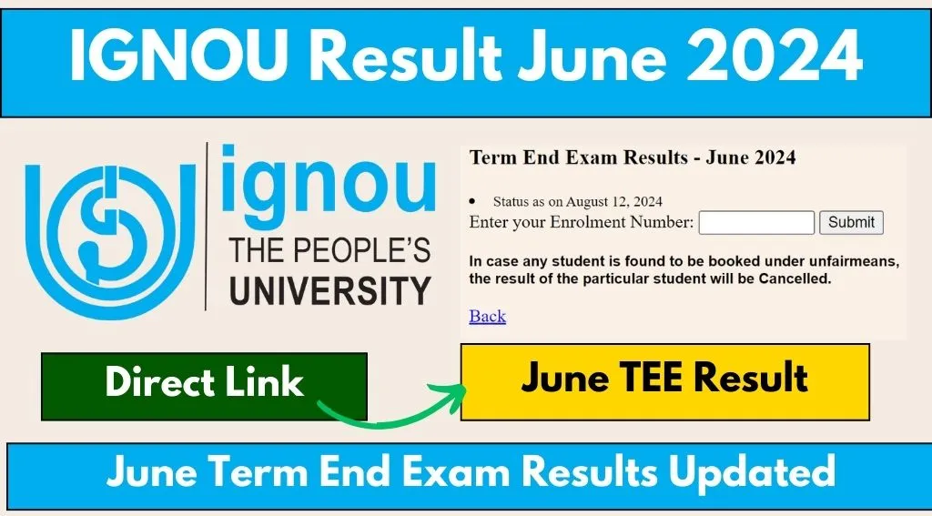 IGNOU Result June 2024