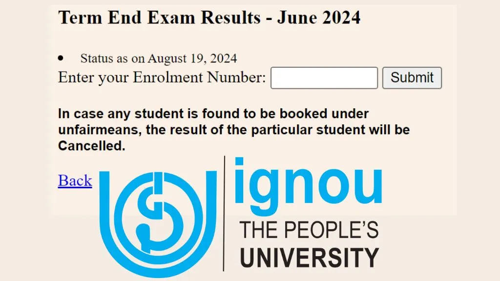 IGNOU Result June 2024