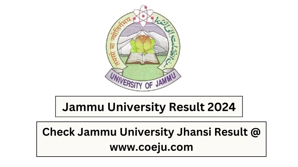 Jammu University Result 2024