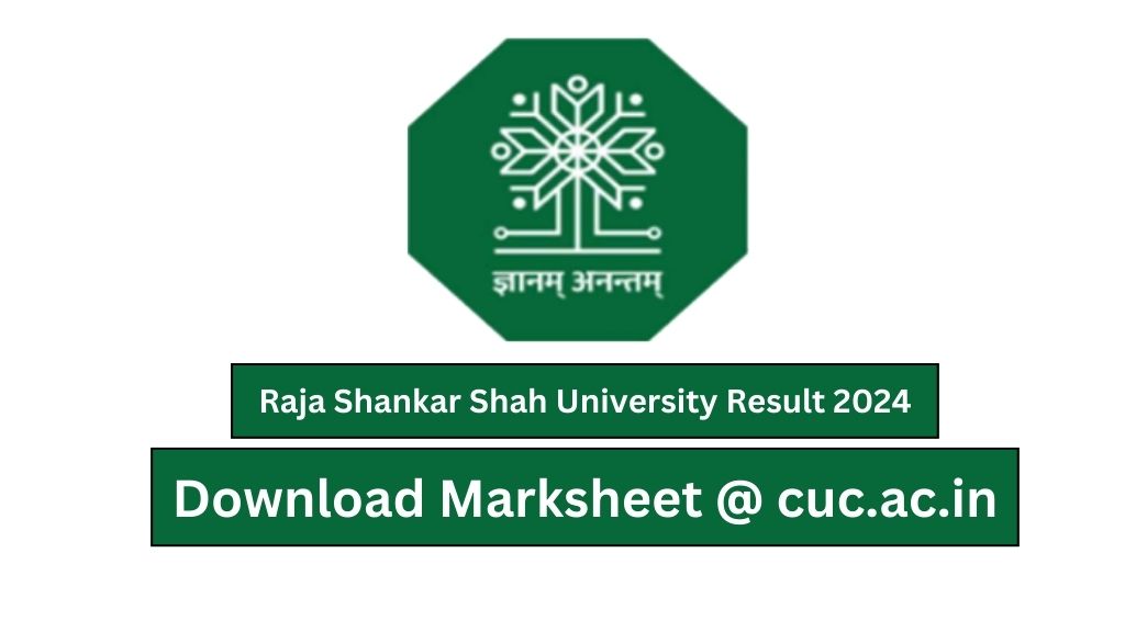 Raja Shankar Shah University Result 2024