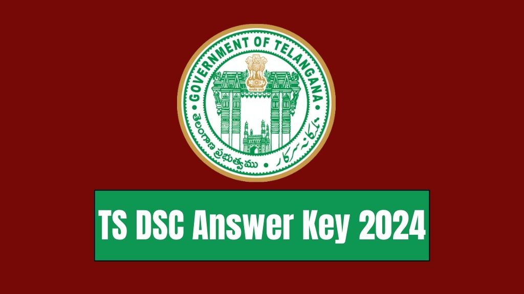 TS DSC Answer Key 2024