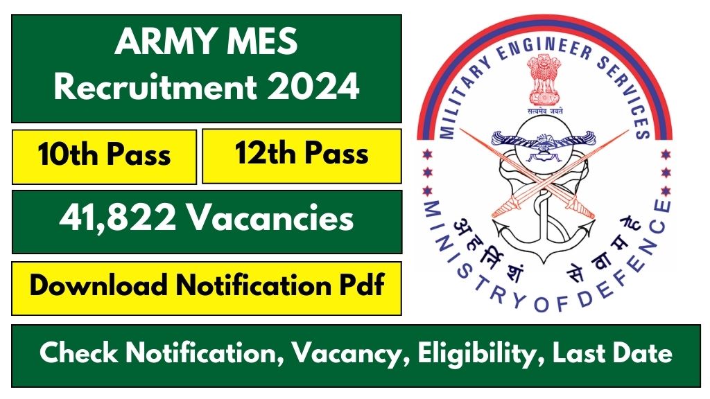 Army MES Recruitment 2024