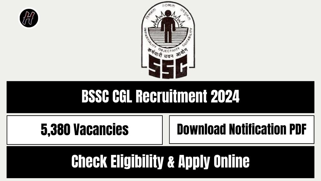 BSSC CGL Recruitment 2024