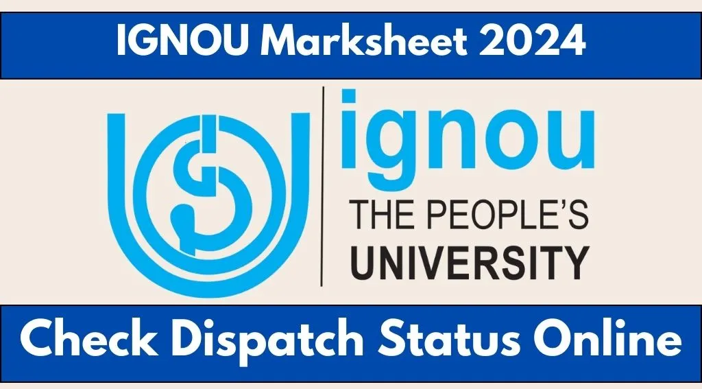 IGNOU Marksheet 2024